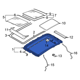 Audi OE - Sunroof Frame
