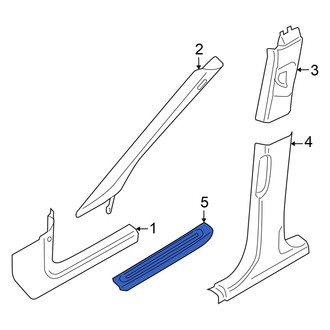 Audi OE - Front Left Door Sill Plate
