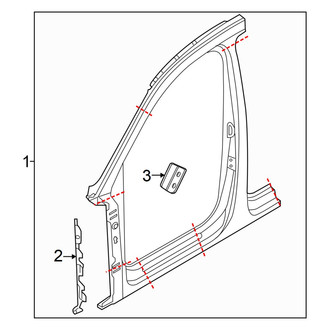 Audi OE - Pillars, Rocker & Floor - Aperture Panel (GUB Body Code)