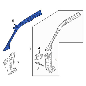 Audi OE - Right Upper Body A-Pillar