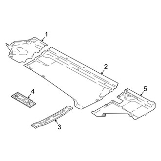 Audi OE - Pillars, Rocker & Floor - Under Cover & Splash Shields (GUB Body Code)