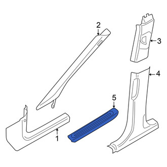 Audi OE - Front Left Door Sill Plate