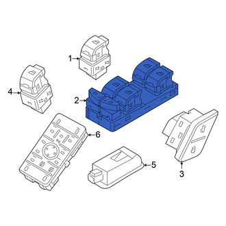 Audi OE - Front Right Door Window Switch