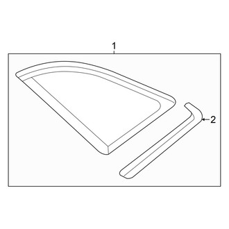 Audi OE - Quarter Panel - Glass (Premium / Premium Plus / Prestige)