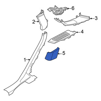 Audi OE - Left Quarter Panel Trim Cap