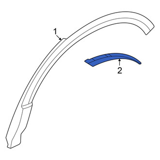 Audi OE - Front Left Outer Wheel Arch Molding