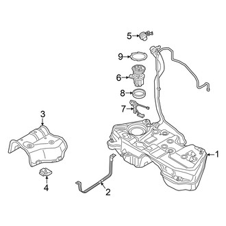 Audi OE - Fuel System Components (GUB Body Code)