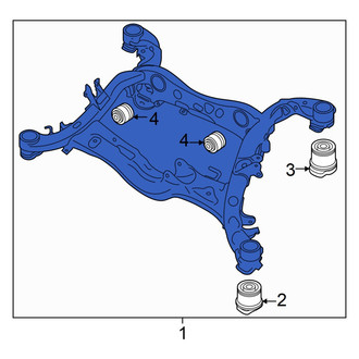 Audi OE - Rear Suspension Subframe Crossmember
