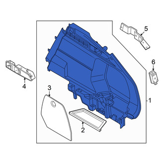 Audi OE - Rear Right Lower Interior Quarter Panel Trim Panel