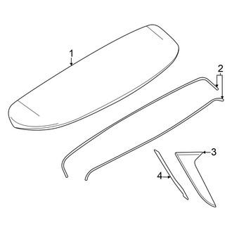 Audi OE - Lift Gate - Spoiler (Premium / Premium Plus / Prestige)