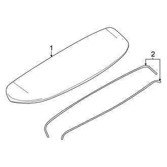 Audi OE - Lift Gate - Spoiler (Premium / Premium Plus / Prestige)