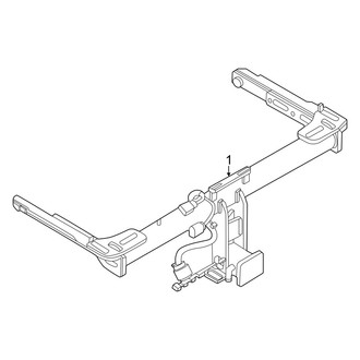 Audi OE - Rear Bumper - Trailer Hitch Components (Premium / Premium Plus / Prestige GUB Body Code)