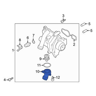 Audi OE - Engine Coolant Thermostat Housing