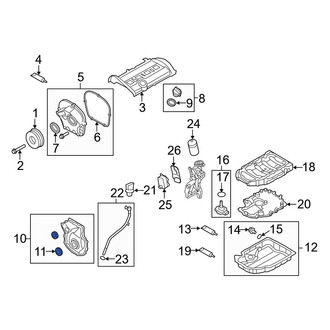 Audi OE - Front Engine Crankshaft Seal