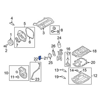 Audi OE - Engine Oil Dipstick Tube Cap