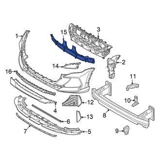 Audi OE - Front Center Grille