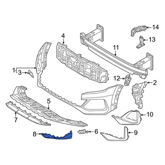 Audi OE - Front Left Spoiler