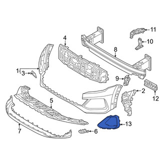 Audi OE - Front Left Bumper Trim