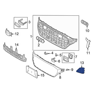 Audi OE - Front Left Grille