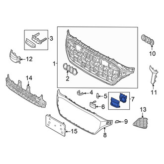 Audi OE - Front Center Grille Molding