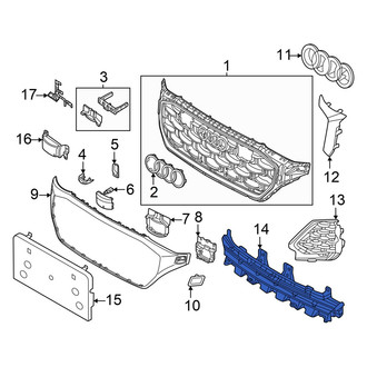 Audi OE - Front Lower Grille