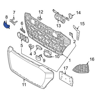 Audi OE - Front Center Grille Molding