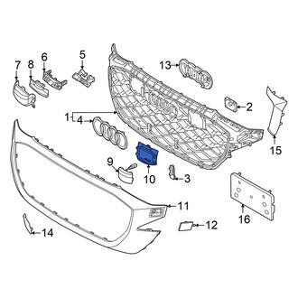 Audi OE - Front Center Grille Molding