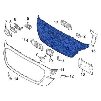 Audi OE - Front Upper Grille