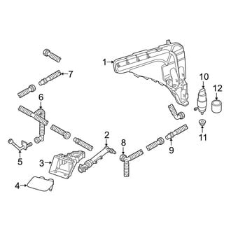 Audi OE - Front Lamps - Washer Components