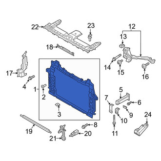 Audi OE - Front Radiator Support Panel