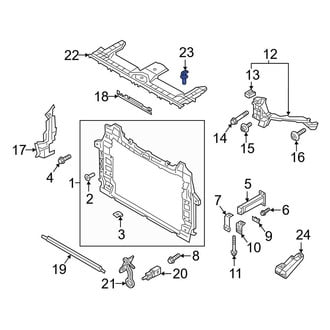 Audi OE - Floor Pan Splash Shield Clip