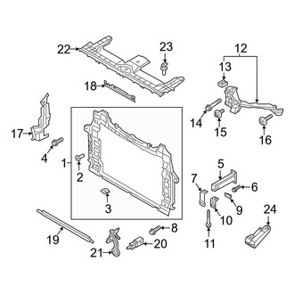 Audi OE - Radiator Support