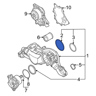 Audi OE - Engine Coolant Outlet O-Ring