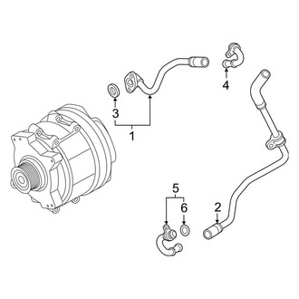Audi OE - Cooling - Hoses & Pipes (Alternator)