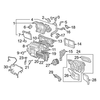 Audi OE - Air Conditioner & Heater - Front Evaporator