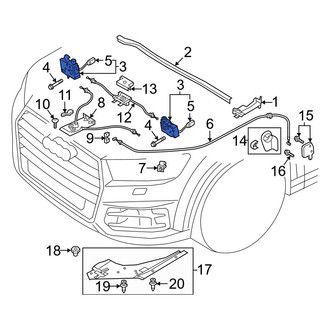 Audi OE - Front Hood Latch