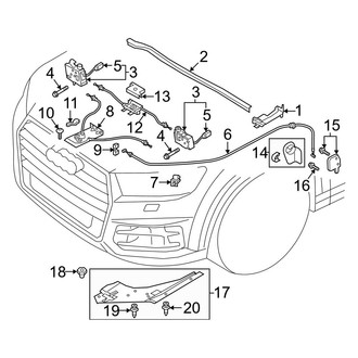 Audi OE - Components under Hood