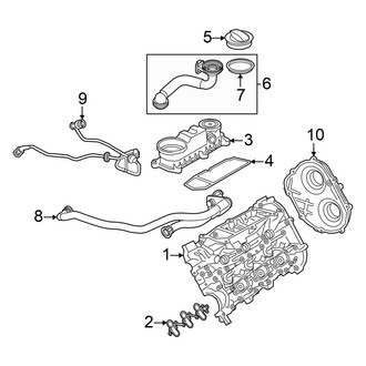Audi OE - Engine / Transaxle - Valve & Timing Covers (Premium / Premium Plus / Prestige)
