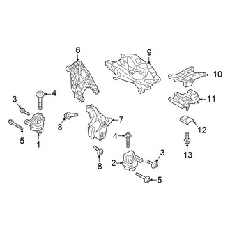 Audi OE - Engine / Transaxle - Engine & Transmission Mounting