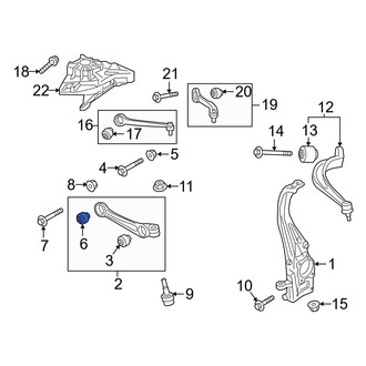 Audi OE - Front Upper Suspension Control Arm Bushing