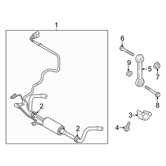 Audi OE - Front Suspension - Stabilizer Bar & Components (With Electric Roll Stabilization)