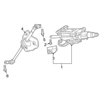 Audi OE - Steering Column Assembly (Base)