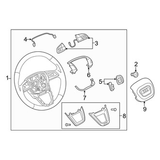 Audi OE - Steering Wheel & Trim (Premium Plus / Prestige)