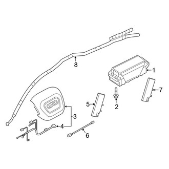 Audi OE - Restraint Systems - Air Bag Components (Air Bags)