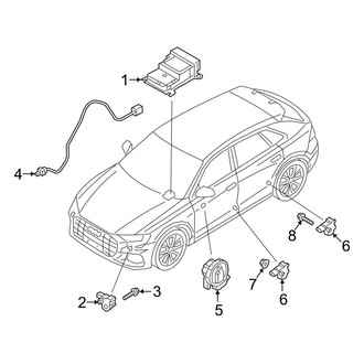 Audi OE - Restraint Systems - Air Bag Components (Modules & Sensors)
