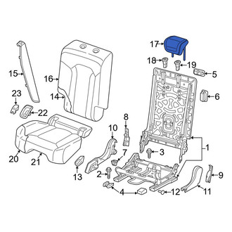 Audi OE - Rear Right Headrest