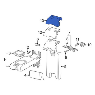 Audi OE - Rear Center Seat Back Cushion Cover