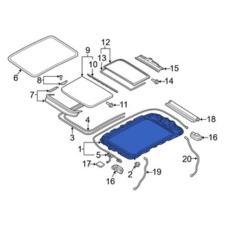 Audi OE - Sunroof Frame