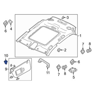 Audi OE - Sun Visor Holder