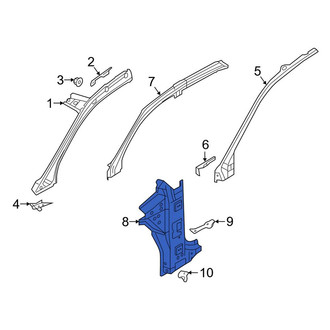 Audi OE - Right Lower Inner Body A-Pillar